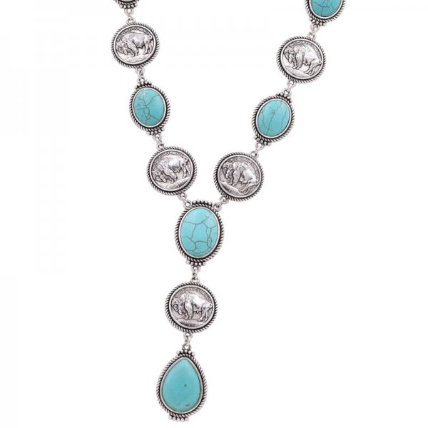 Buffalo Y Necklace Set