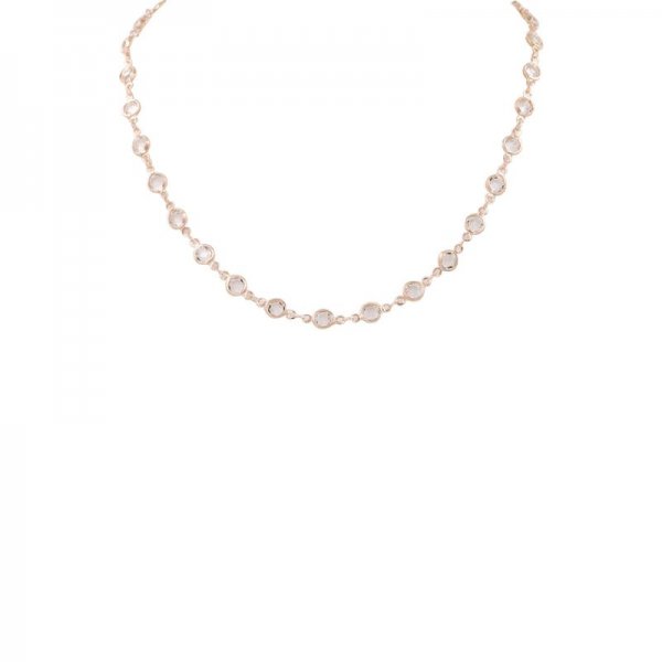 Glass Jewel Station Necklace